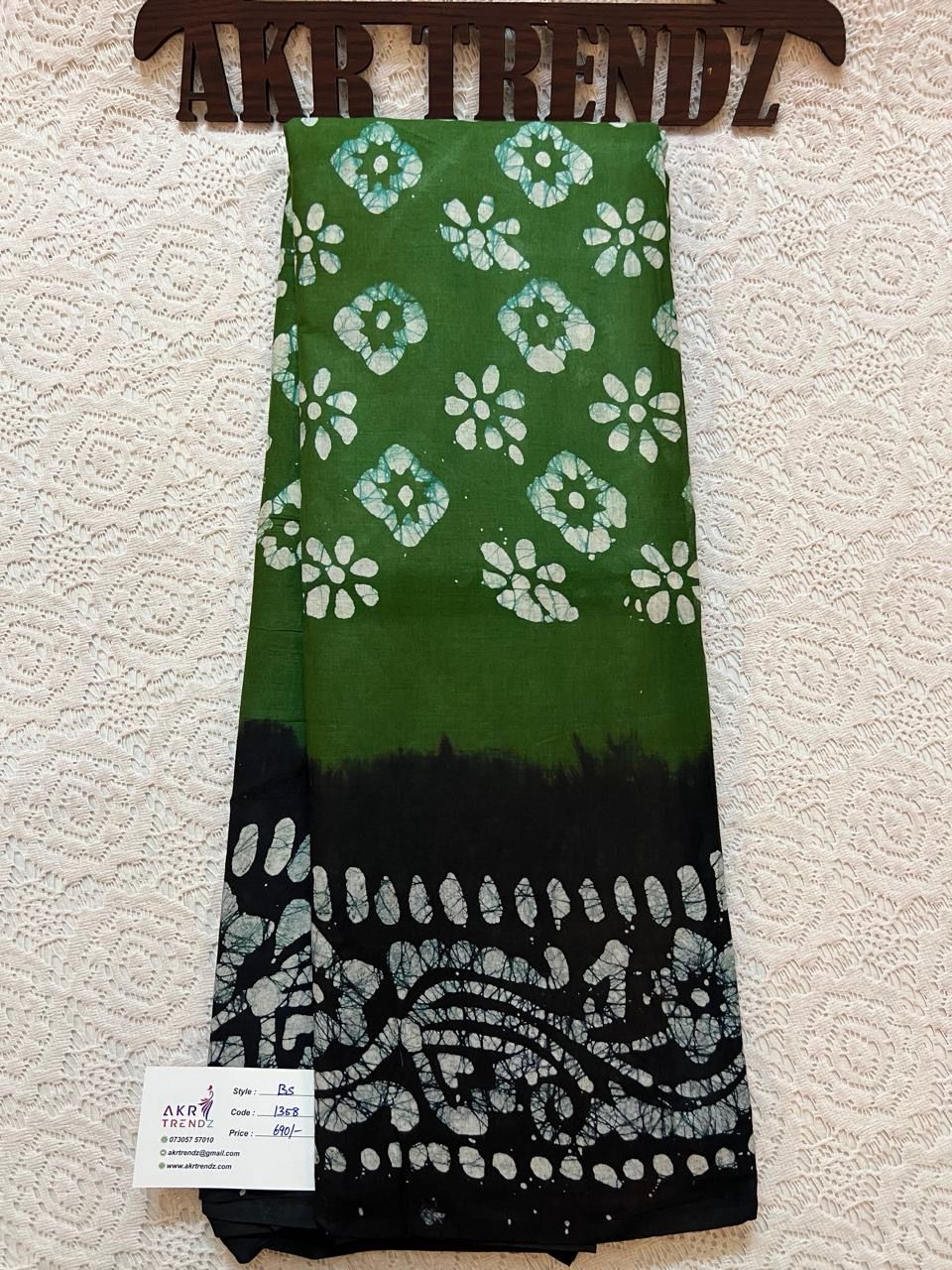 Batik Pure Cotton Sarees