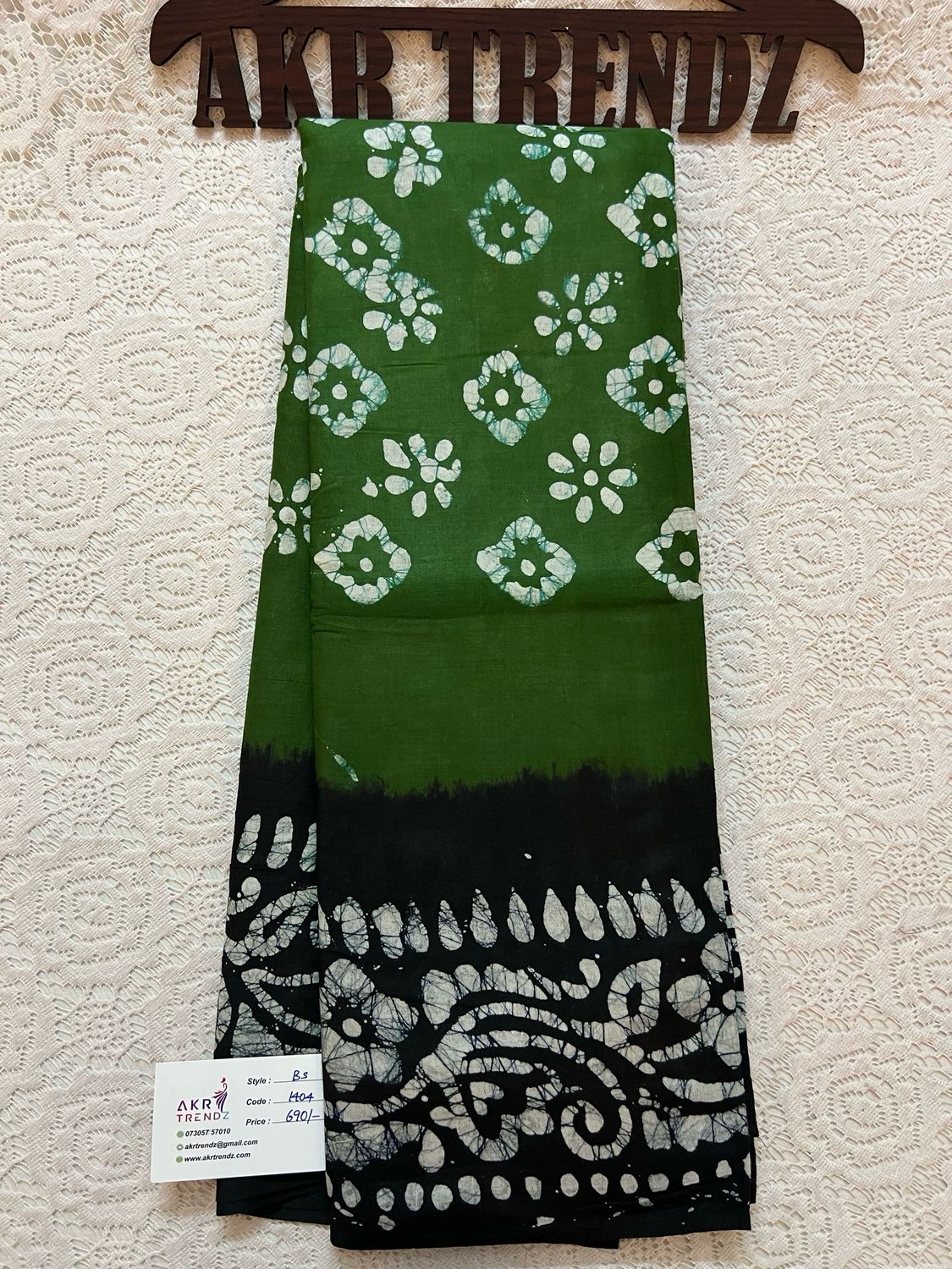 Batik Pure Cotton Sarees