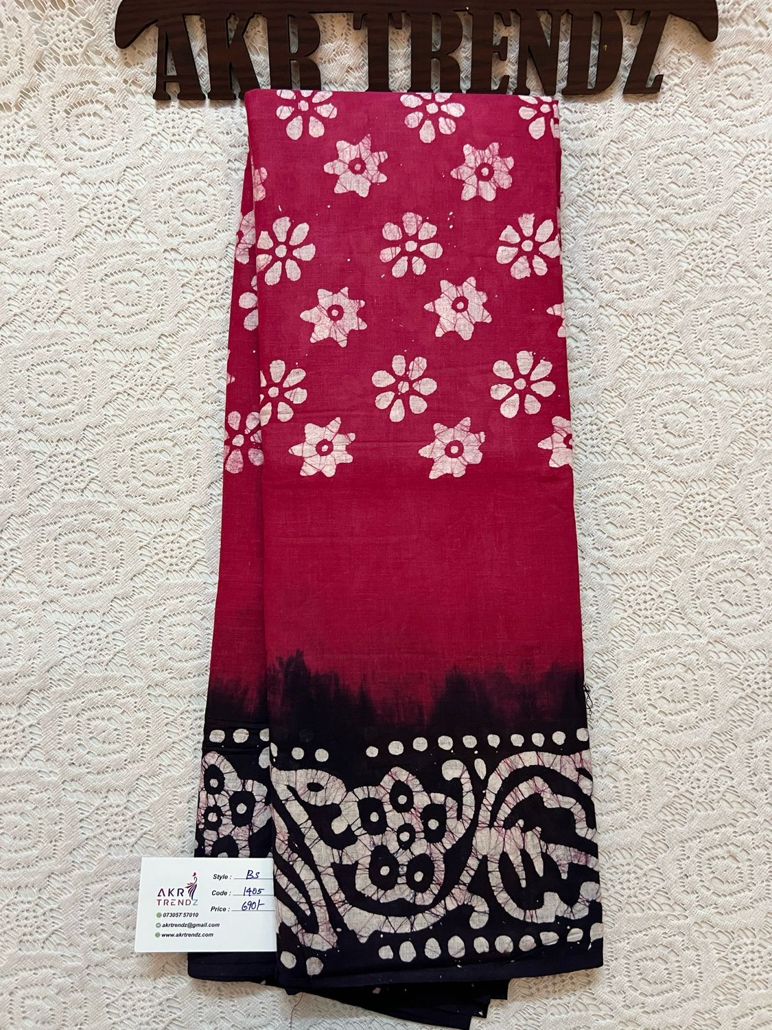 Batik pure Cotton Sarees