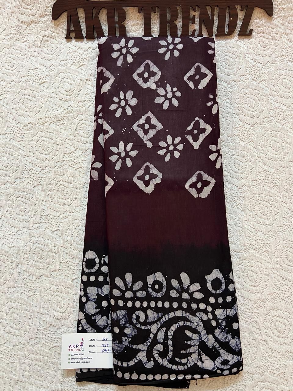 Batik Pure Cotton Sarees