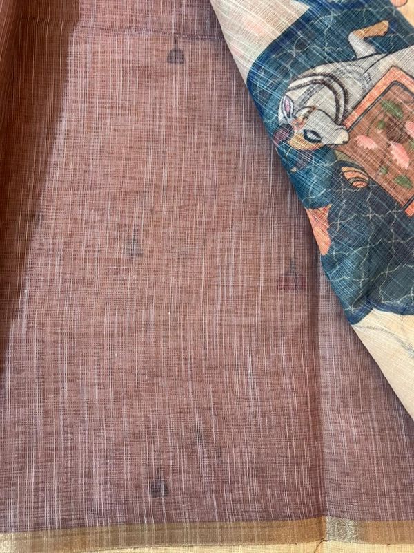 Chanderi mix Cotton Sarees