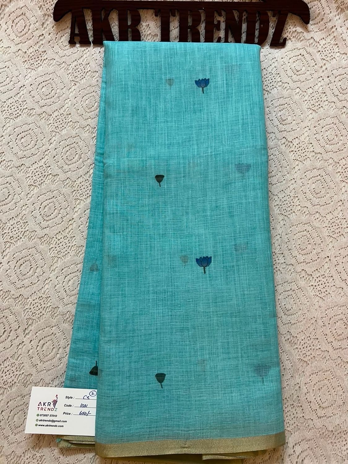 Chanderi mix Cotton Sarees