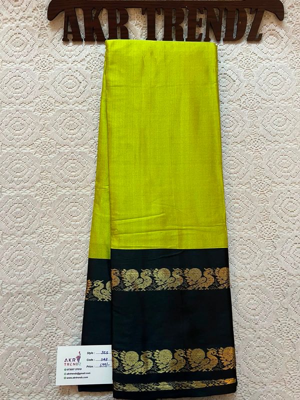 Retta Patta Border Silk Sarees
