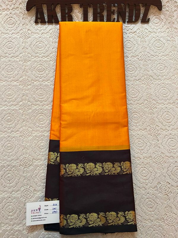 Retta Patta Border Silk Sarees
