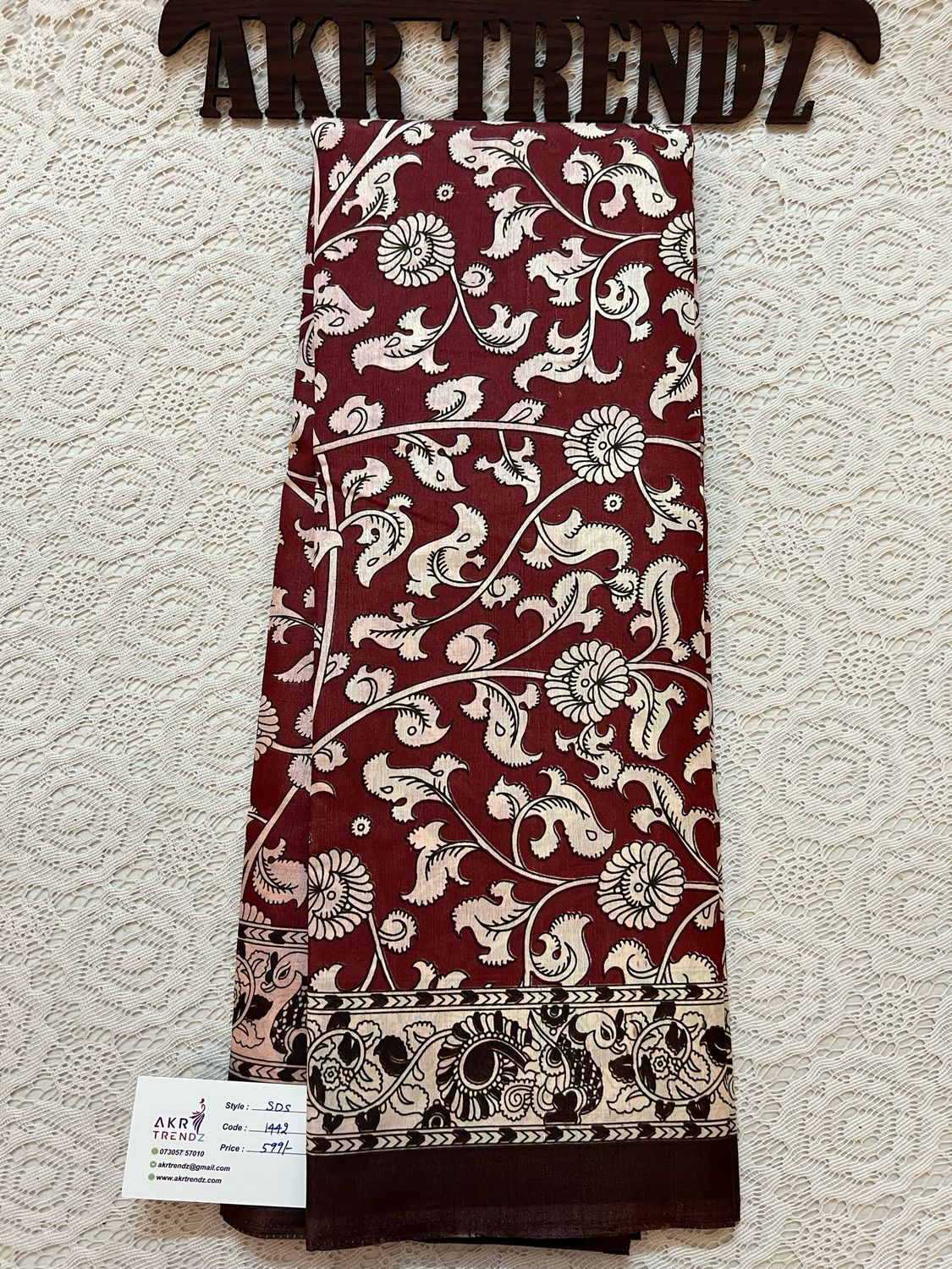 Kalamkari Printed Silk Sarees