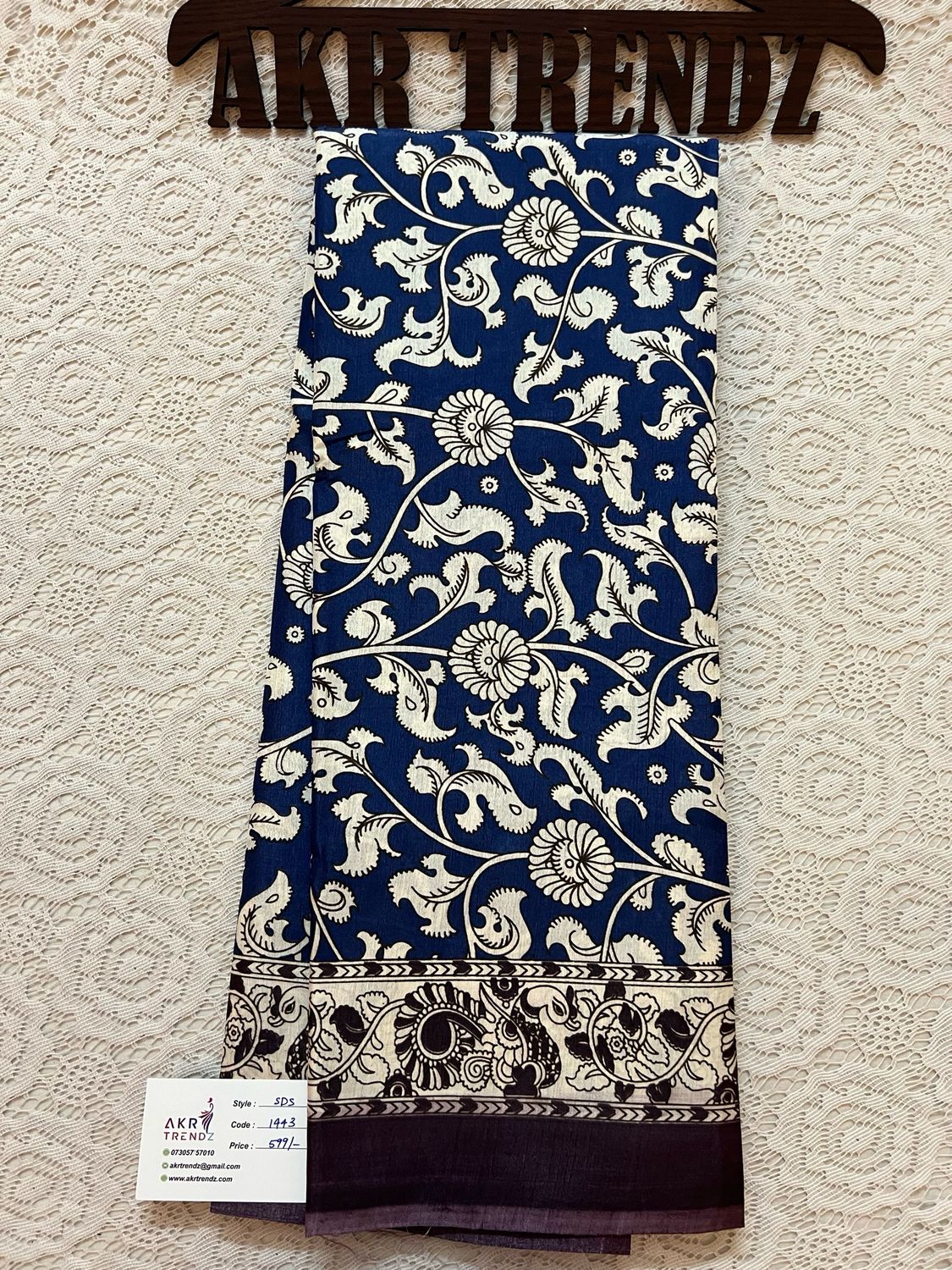 Kalamkari printed Silk Sarees