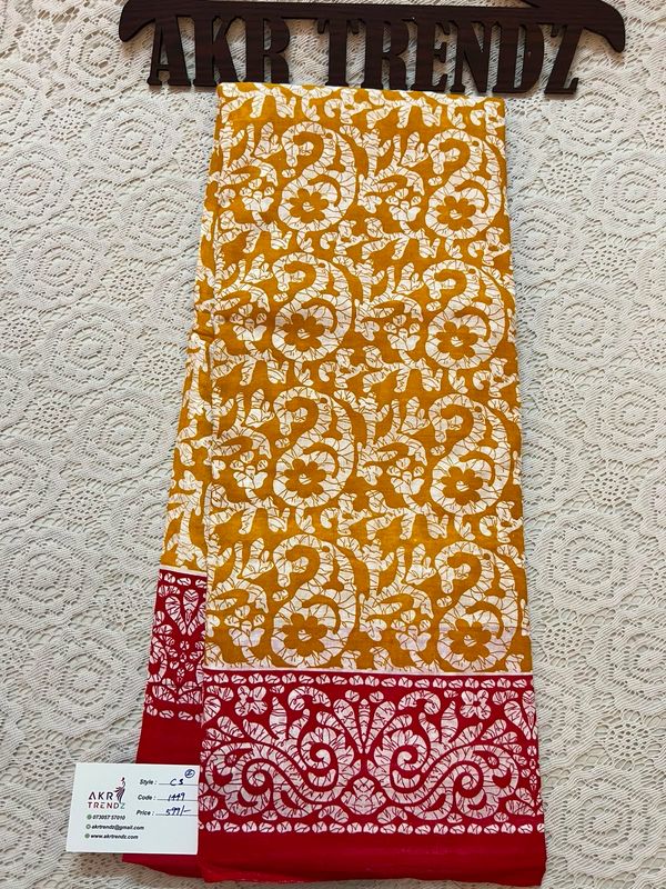 Summer Pure Mul Cotton Sarees