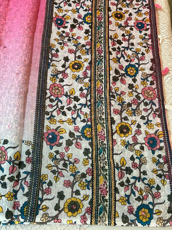 Fancy Soft Linen Cotton Sarees