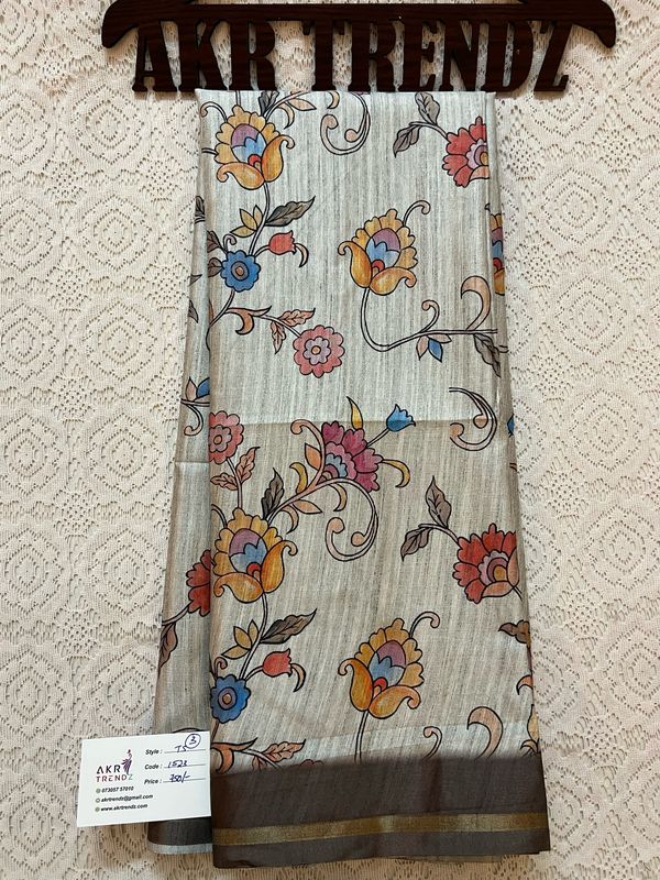 Fancy Tussar Silk Sarees