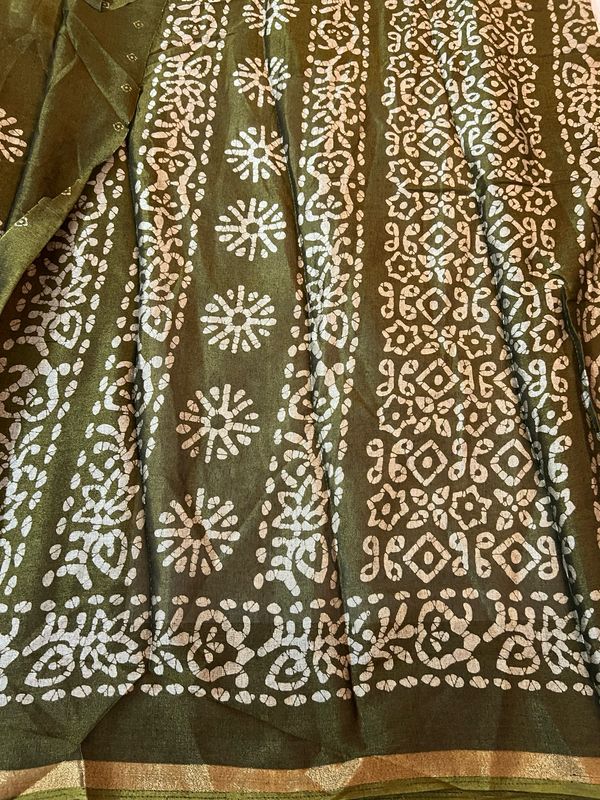 Batik Silk Mix Cotton Sarees