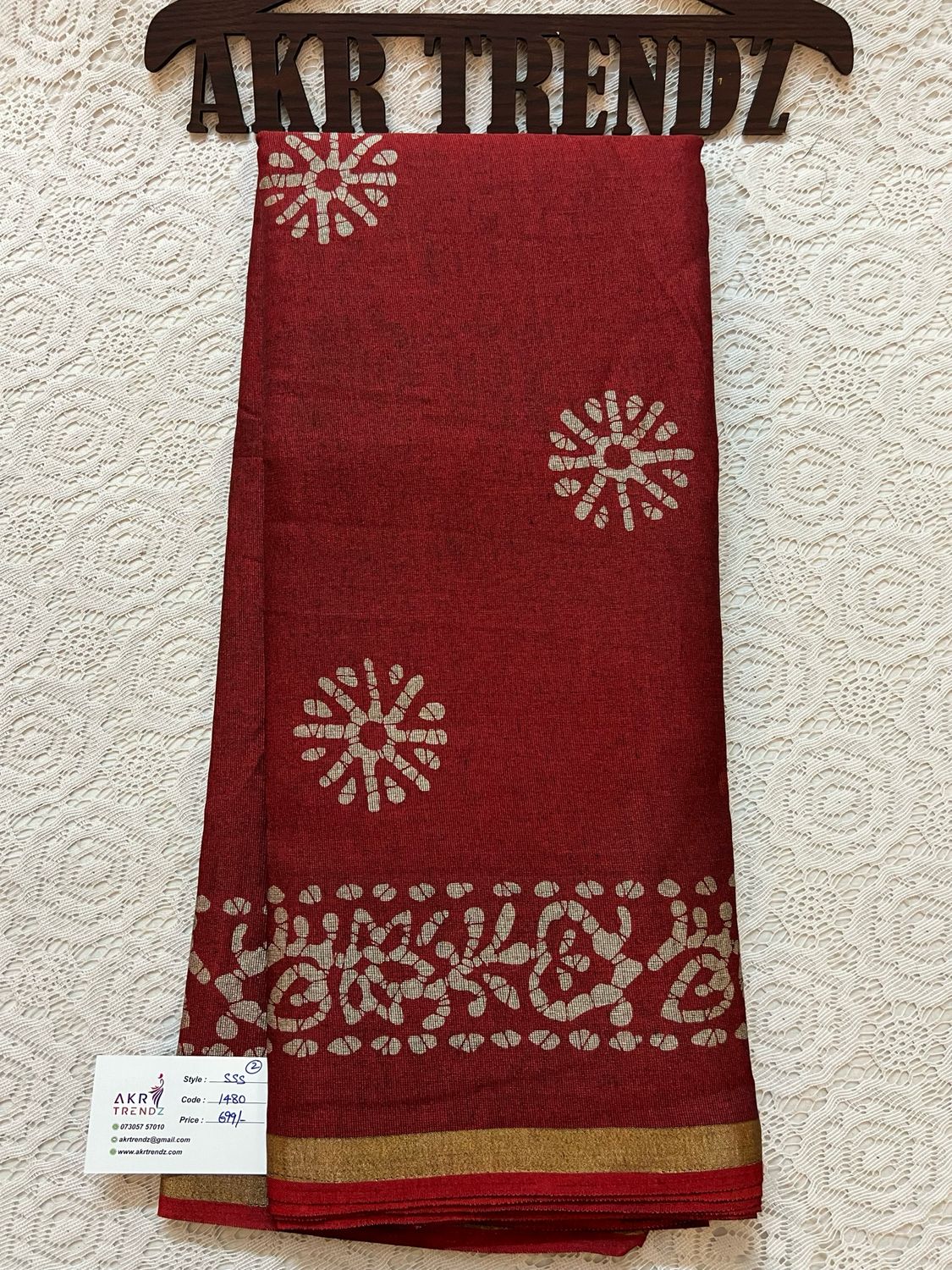 Batik Silk Mix Cotton Sarees
