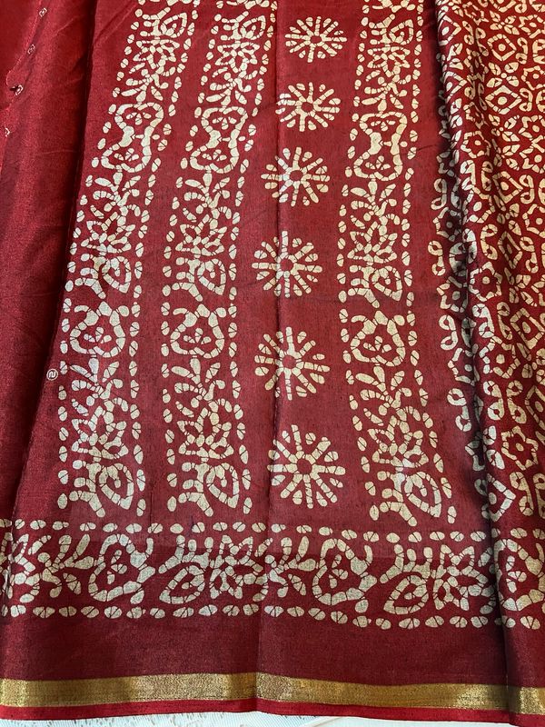 Batik Silk Mix Cotton Sarees