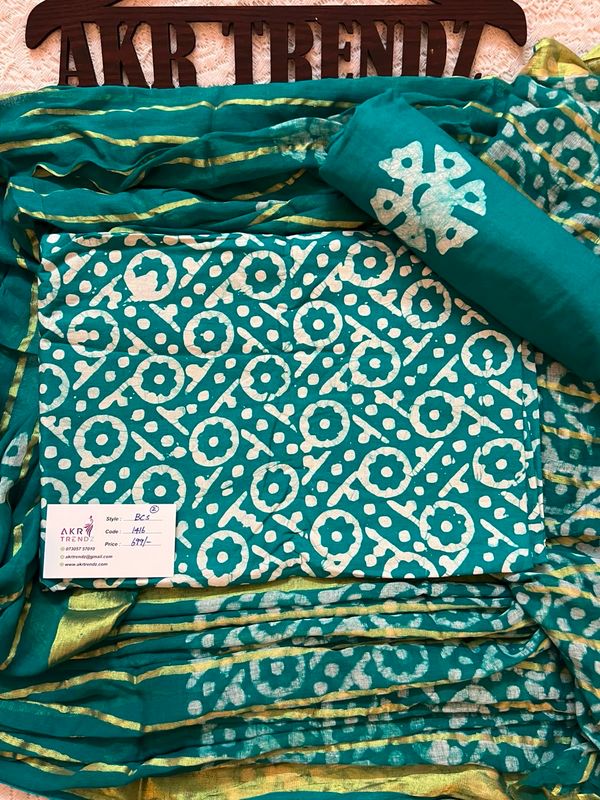 Handloom Batik Cotton Suits