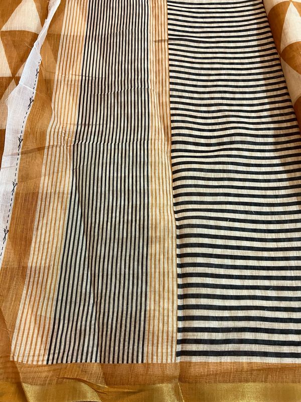 Fancy Linen Cotton Sarees