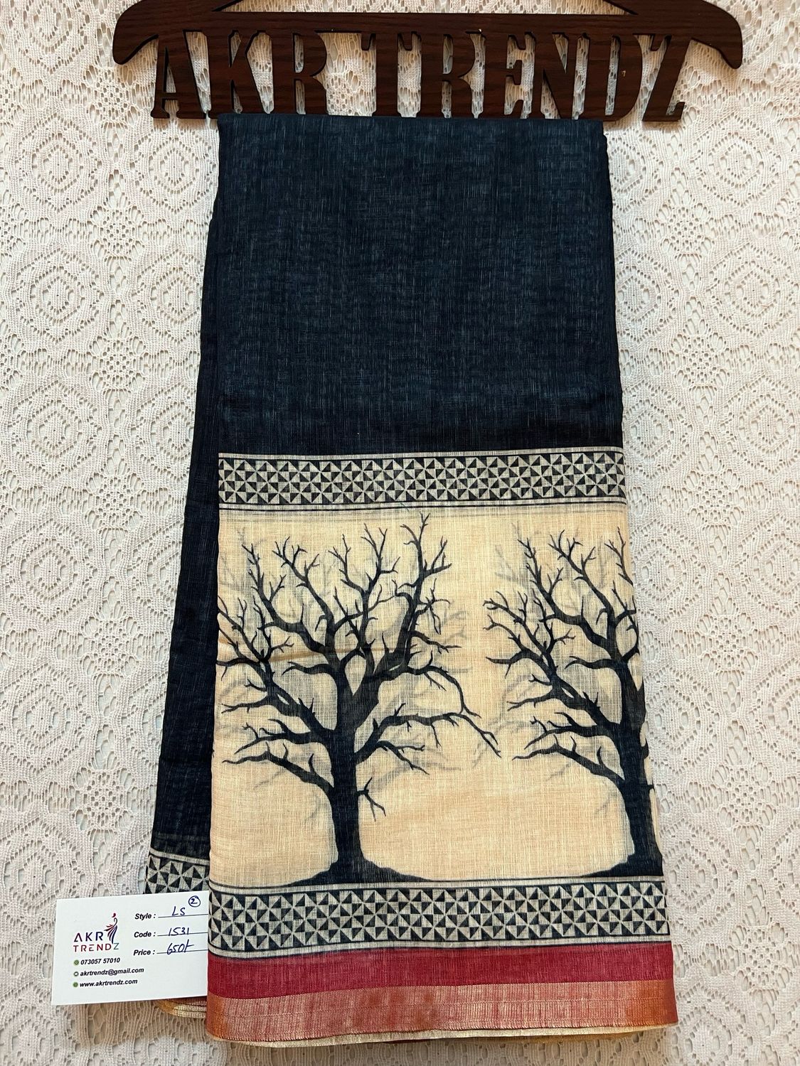 Fancy Linen Cotton Sarees