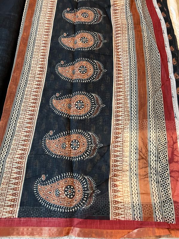 Fancy Linen Cotton Sarees