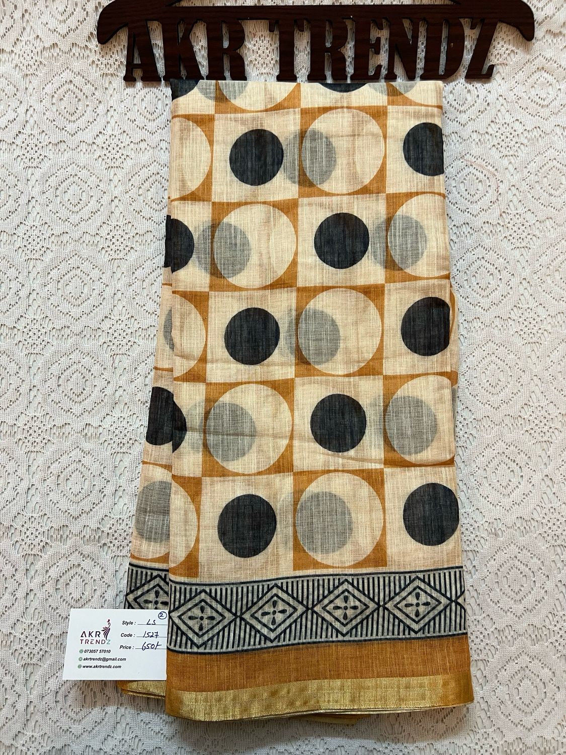 Fancy Linen Cotton Sarees