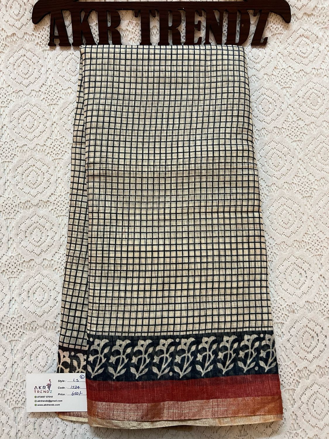 Fancy Linen Cotton Sarees
