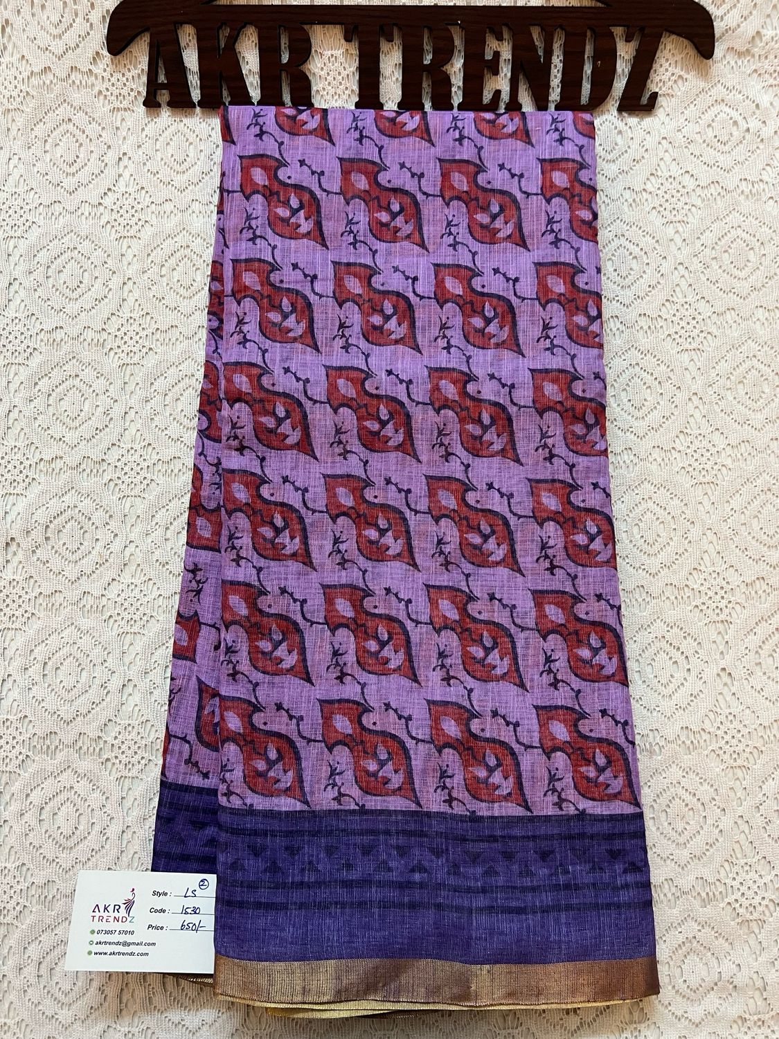 Fancy Linen Cotton Sarees