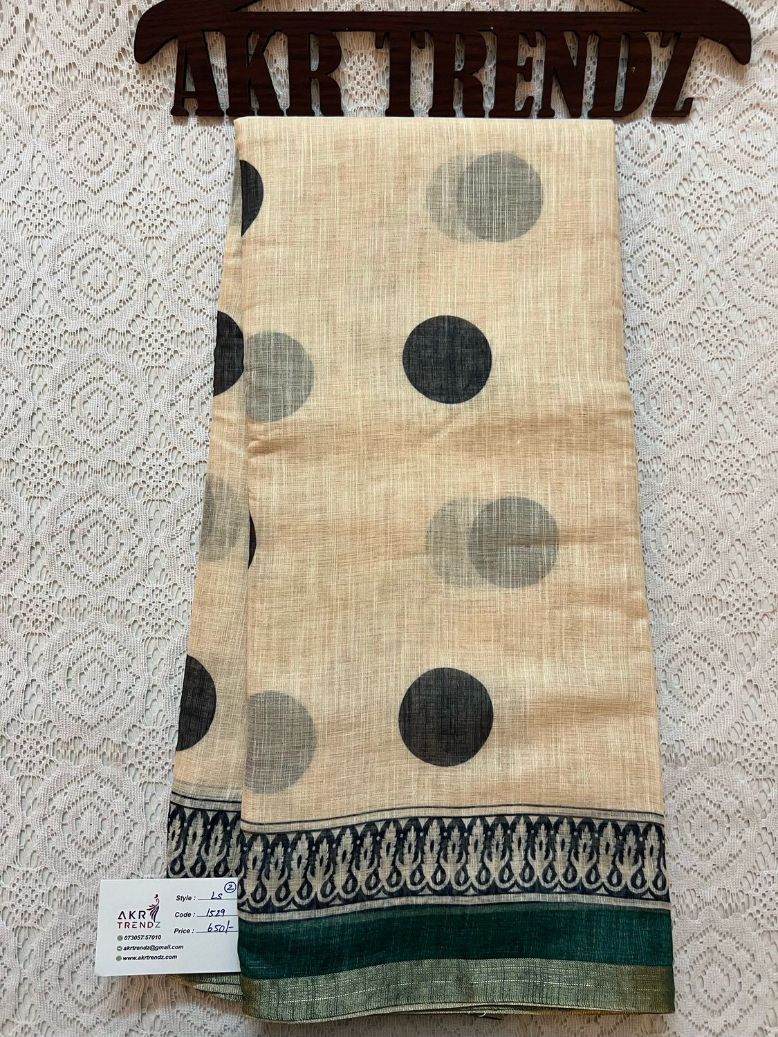 Fancy Linen Cotton Sarees