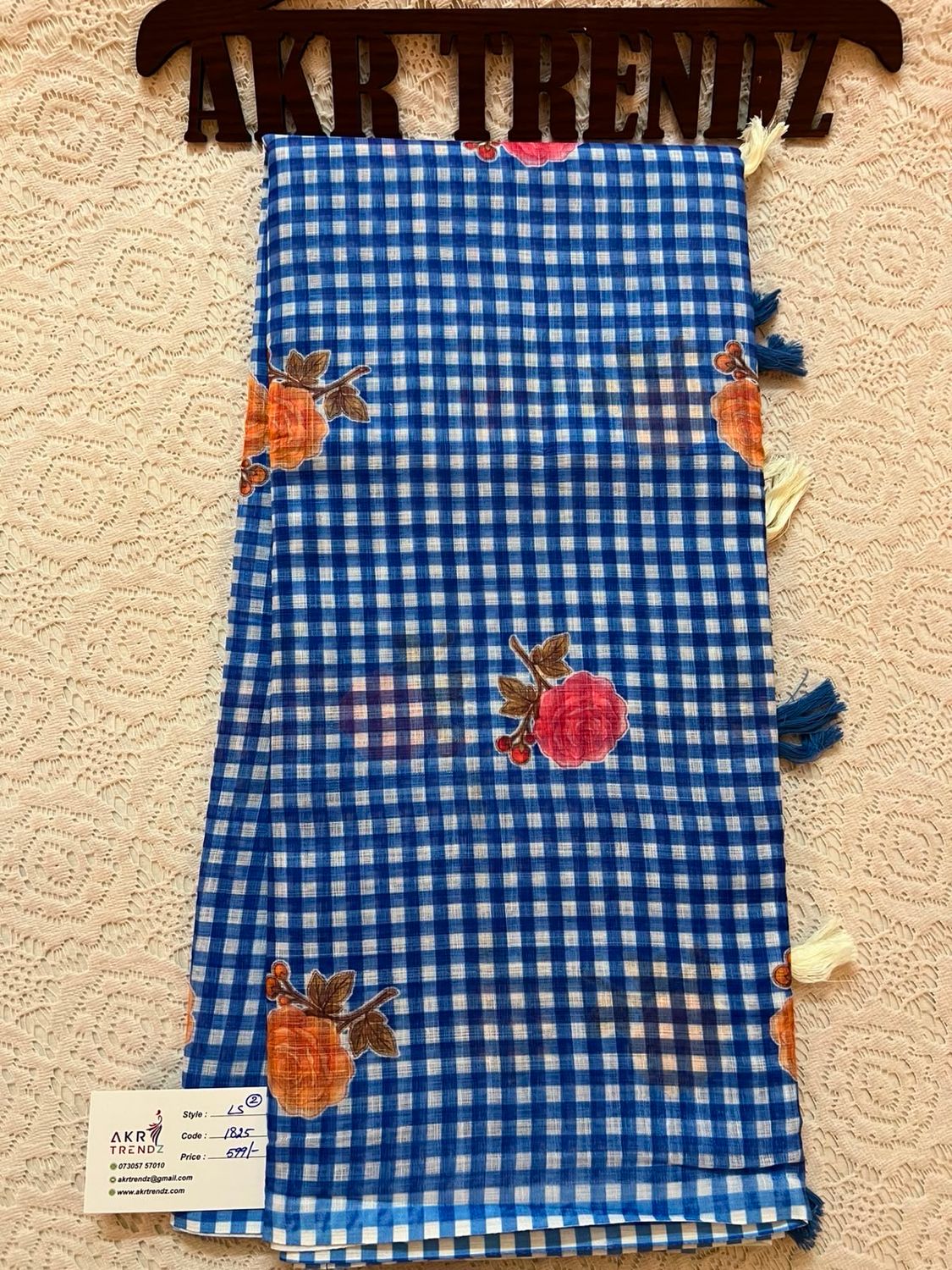 Fancy Line Digital Print Sarees