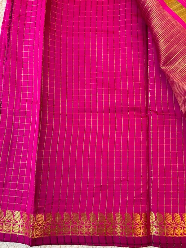 Checked Silk Cotton Sarees