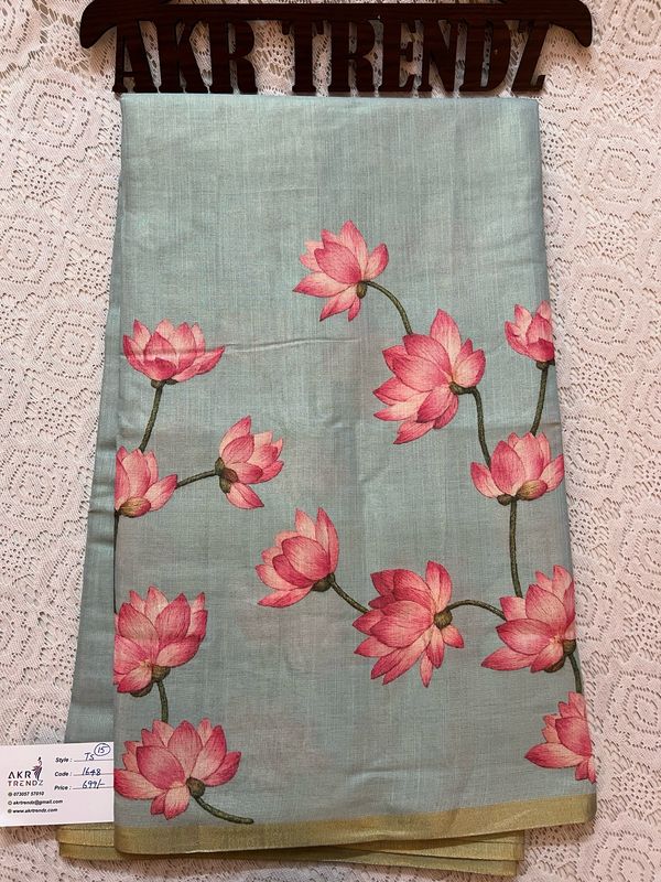 Soft Tissue Silk Sarees