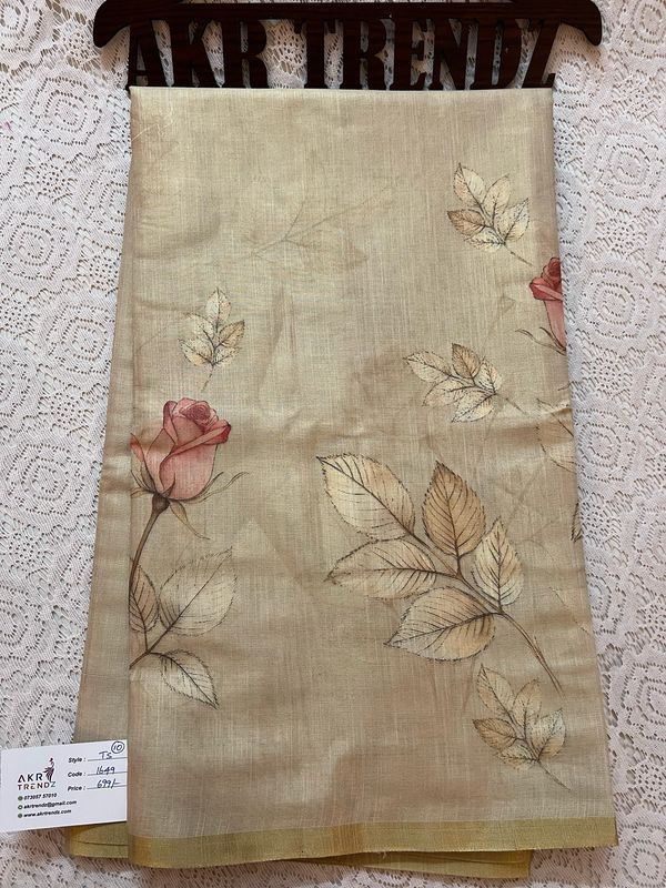 Soft Tissue Silk Sarees