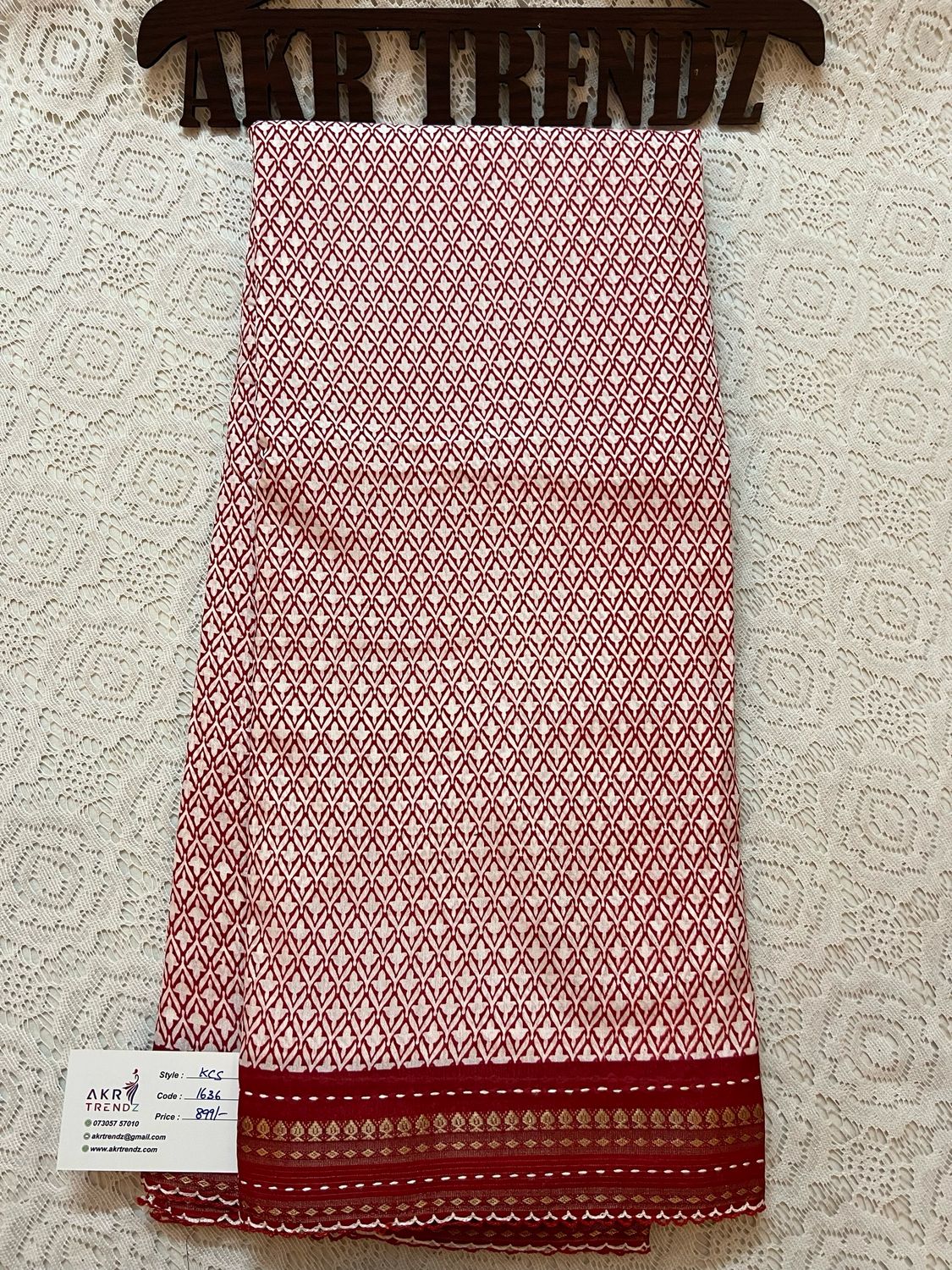 Kantha Work Soft Cotton Sarees