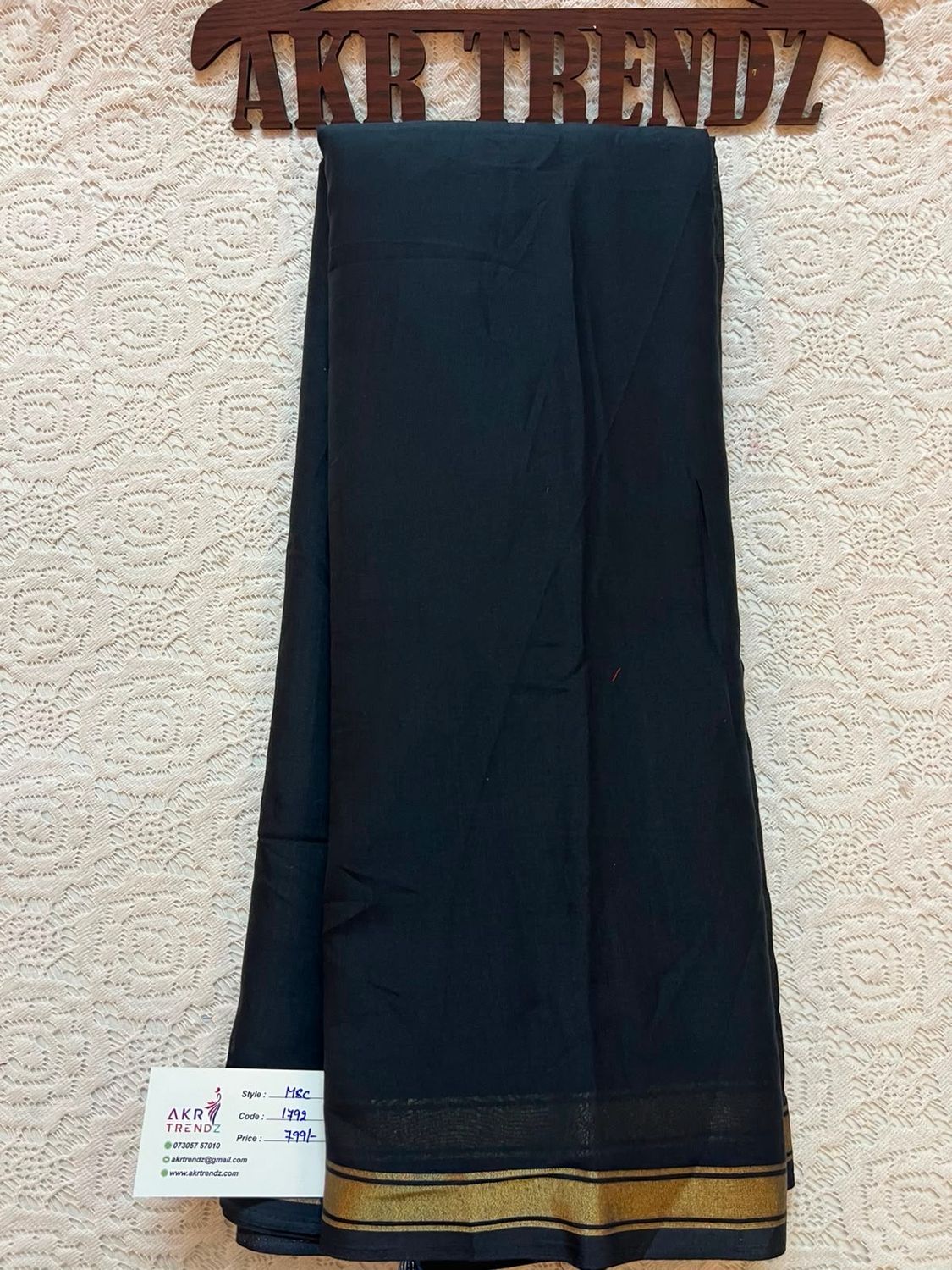 Thin Border Soft Cotton Sarees