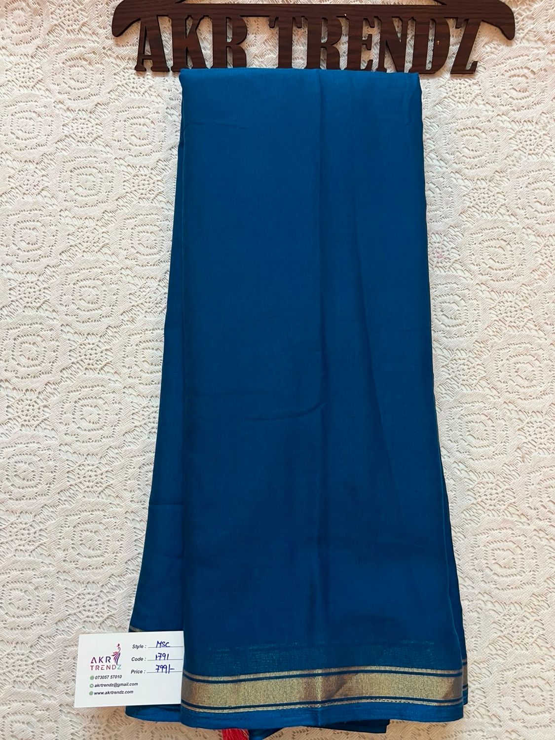 Thin Border Soft Cotton Sarees