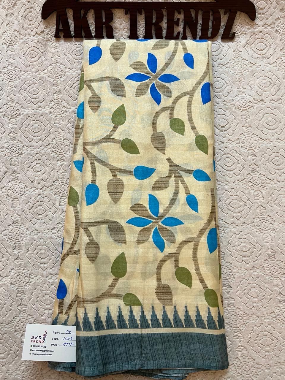 Fancy Printed Silk Sarees