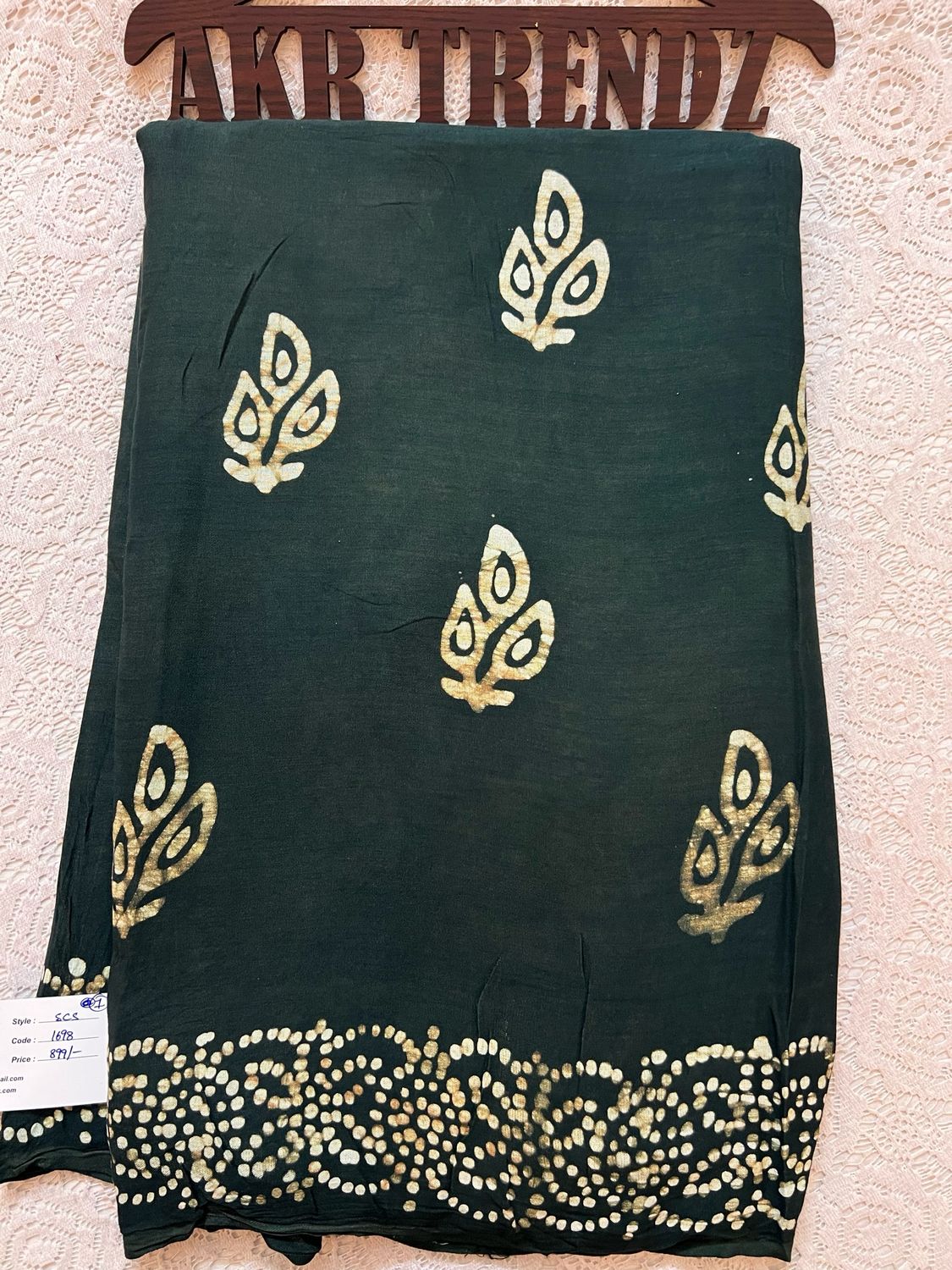 Batik Print Soft Cotton Sarees