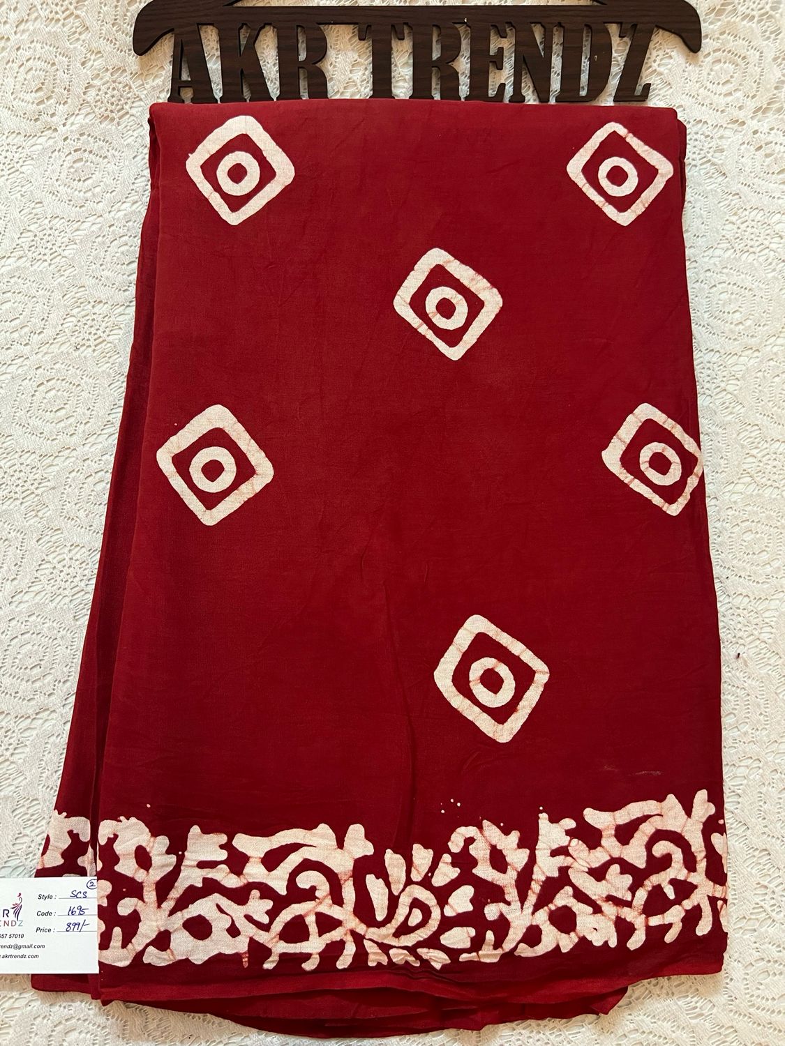 Batik Print Soft Cotton Sarees