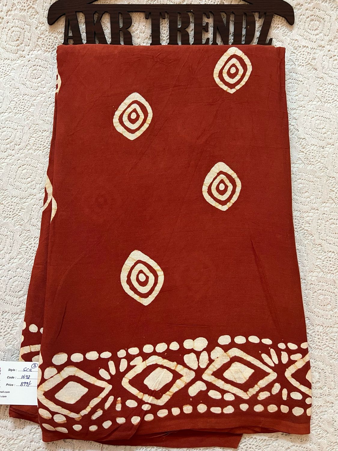 Batik Print Soft Cotton Sarees