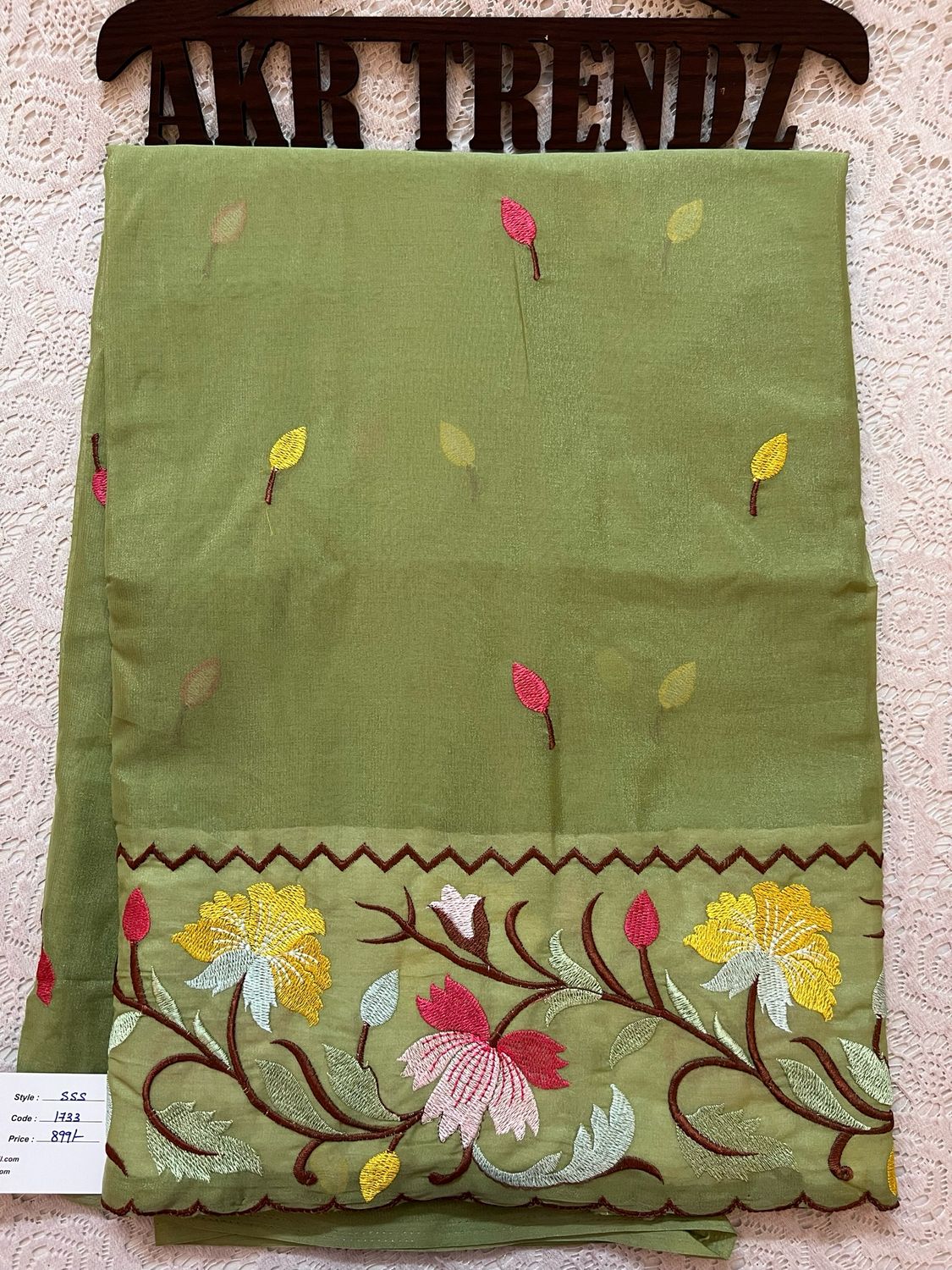 Embroidered Georgette Sarees