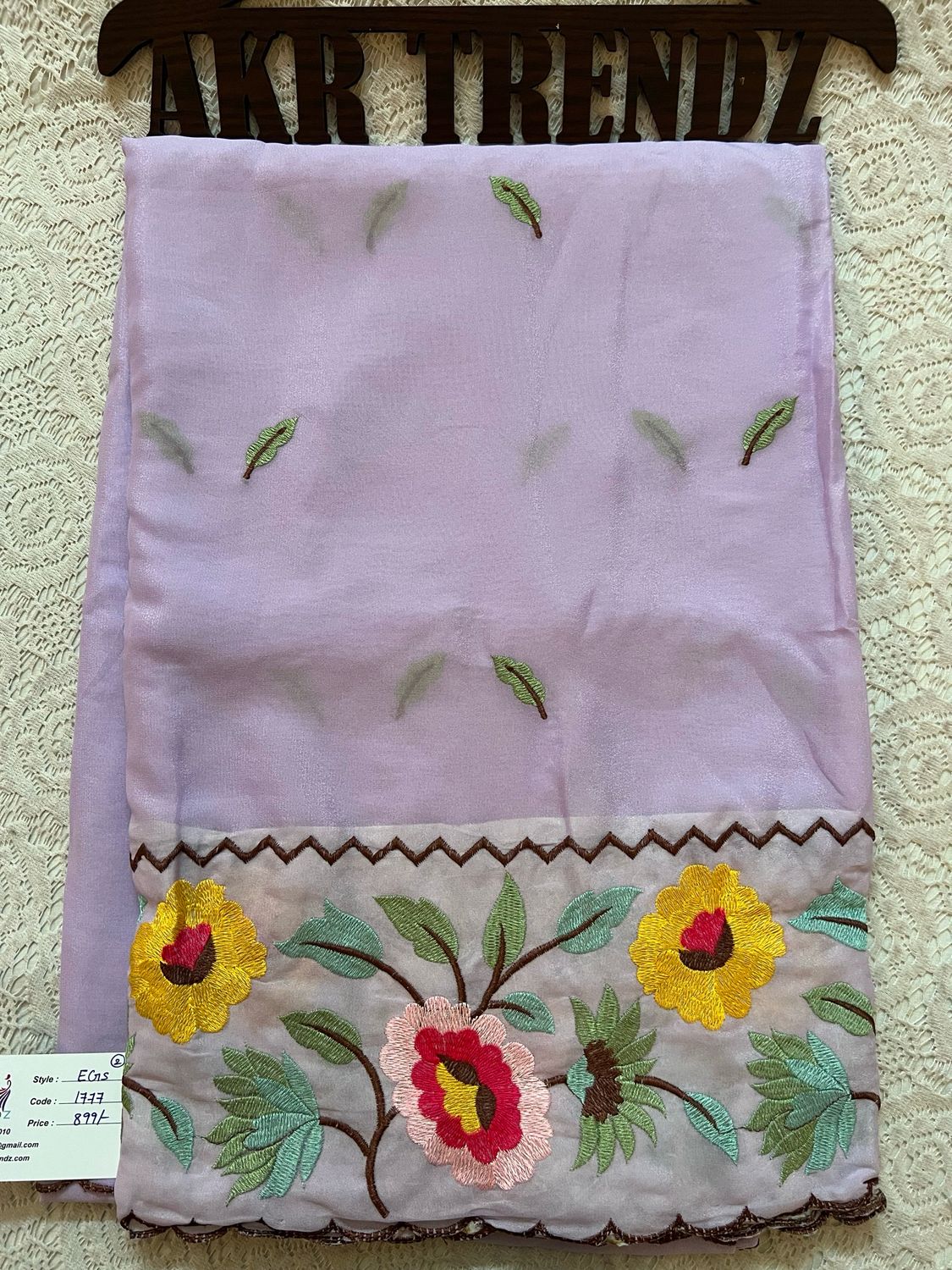 Embroidered Georgette Sarees