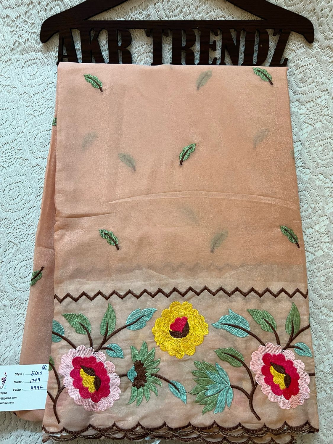 Embroidered Georgette Sarees