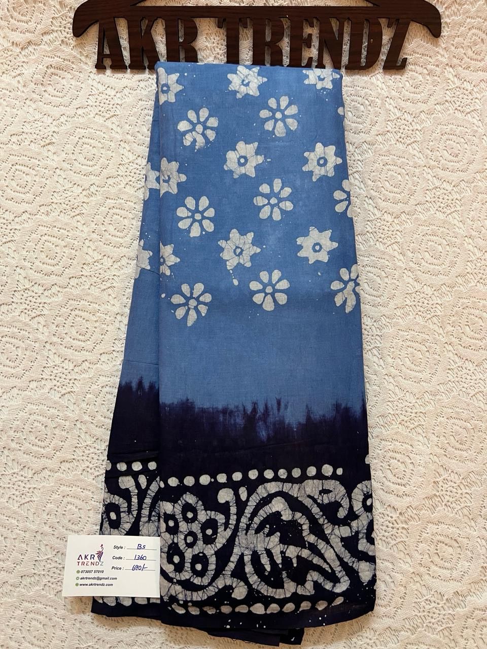 Batik Pure Cotton Sarees