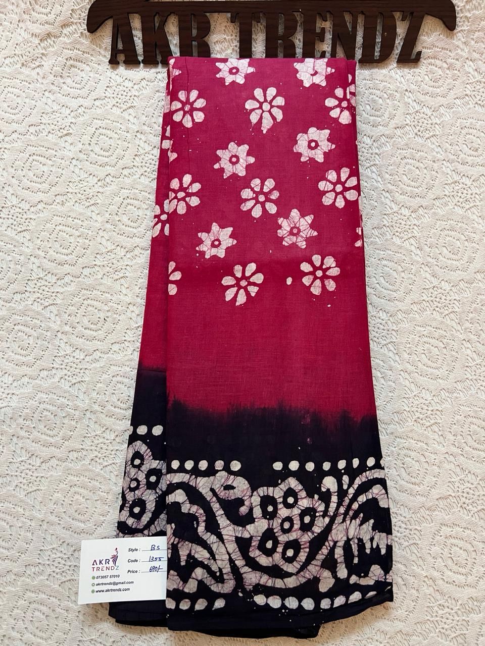 Batik Pure Cotton Sarees