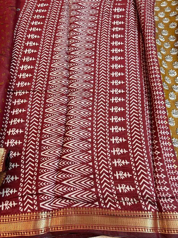 Soft Chanderi Cotton Sarees