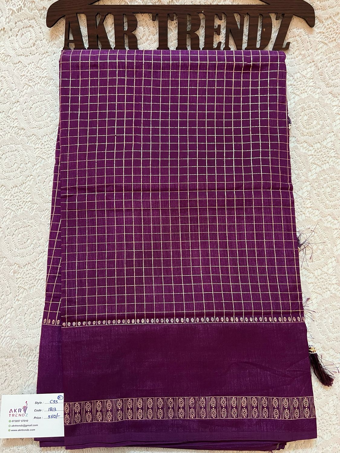 Crackle Soft Silk Sarees
