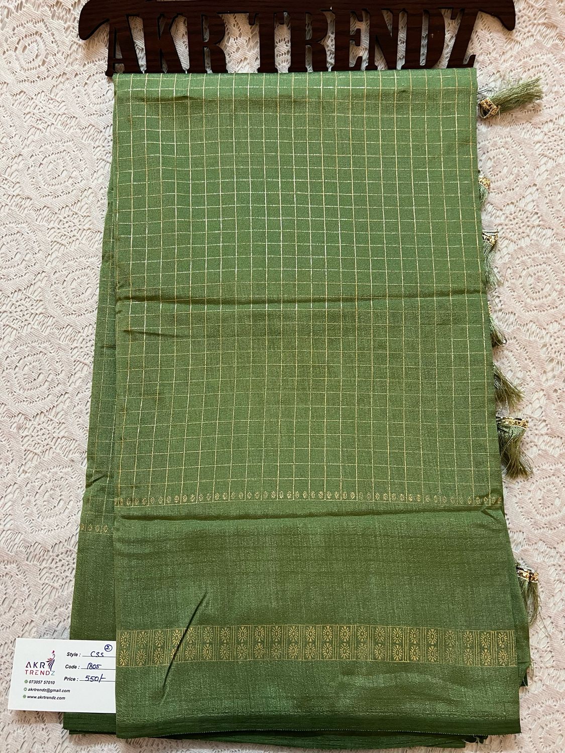 Crackle Soft Silk Sarees