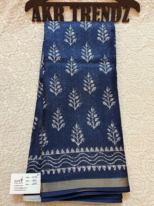Digital Print Kota Silk Sarees