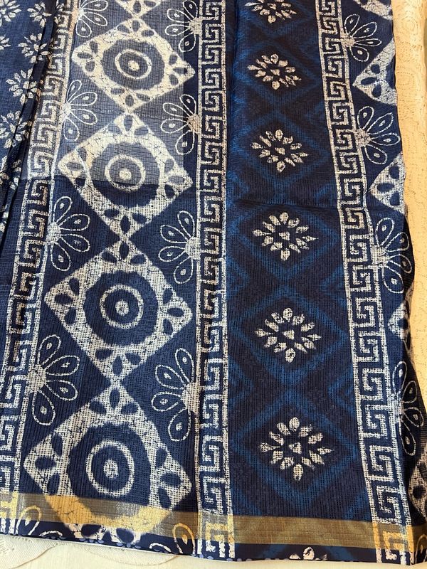 Digital Print Kota Silk Sarees