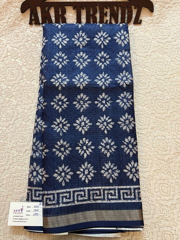 Digital Print Kota Silk Sarees