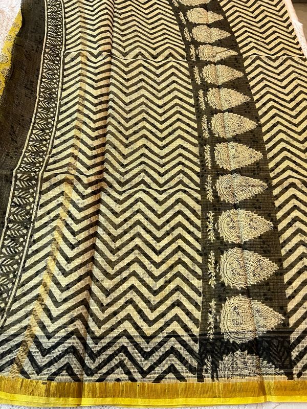 Handblock Kota Doria Sarees