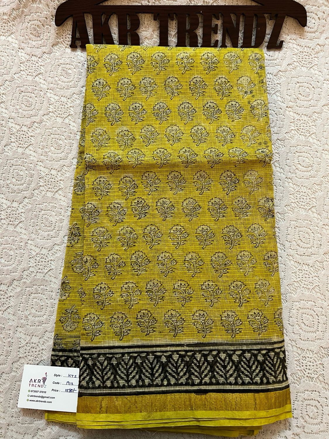 Handblock Kota Doria Sarees