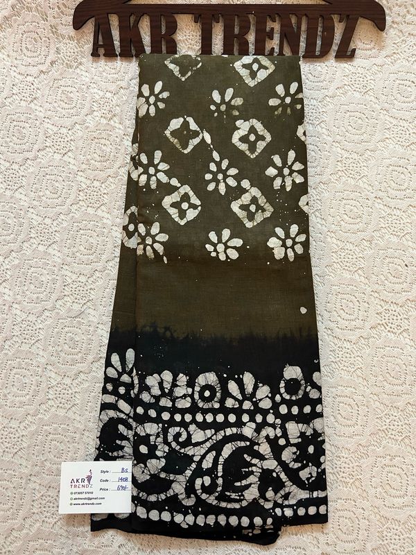 Batik Pure Cotton Sarees