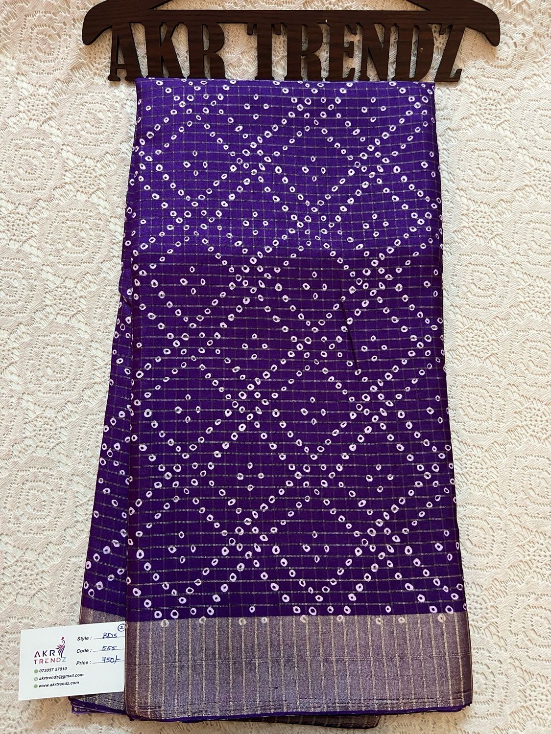 Bandhani Dola Silk Sarees